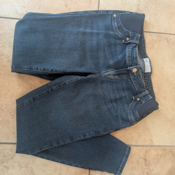 GAP Denim - Maternity GAP Women's Indigo Straight Leg Jeans 12 Long